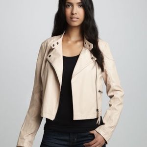 Free People Sunburst Vegan Leather Moto Jacket